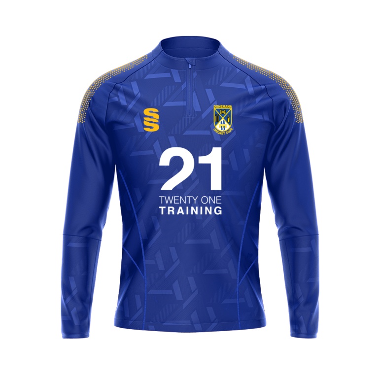 DONEMANA CC Impact 1/4 Zip Performance Top : Royal