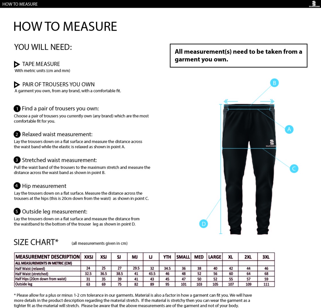 DONEMANA CC Dual Skinny Pant : Navy - Size Guide